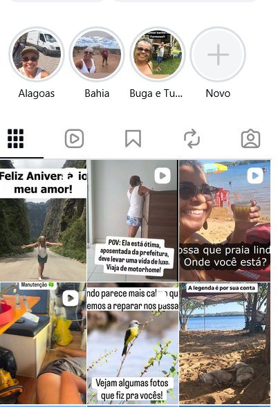 Feed Instagram Buga e Tuga - casal motorhome Alagoas Bahia